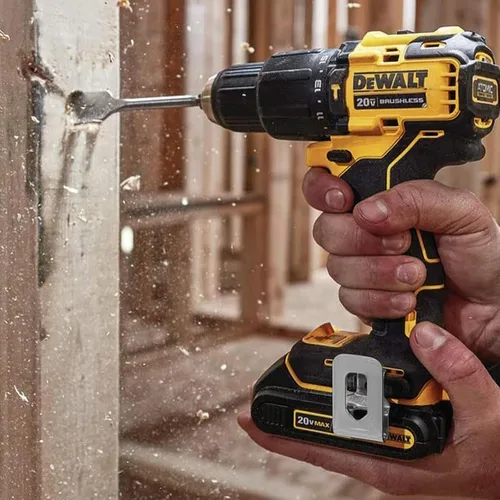 Vista 6 de Pinzas de cinturón de acero inoxidable 304 para Dewalt con tornillos, kit de clips de herramientas de taladro, kit de gancho de repuesto para Dewalt