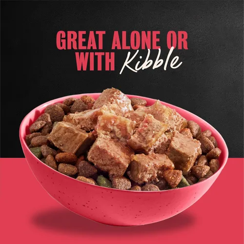 Vista 5 de Comida enlatada para perros adultos,sabor césar, Carne Beef #1 ingredient, easy to digest, no fillers or added sugar, complete & balanced, use as