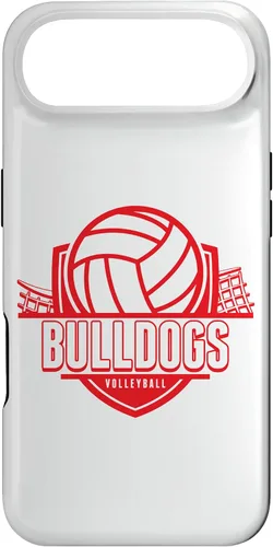 Vista 26 de Bulldogs Volleyball Back to School Spirit R Case for iPhone XR