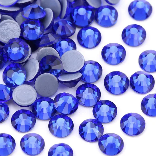 Vista 52 de Jollin Hot Fix - Diamantes de imitación de cristal con parte trasera plana, gemas de diamantes de imitación de 0.079 pulgadas