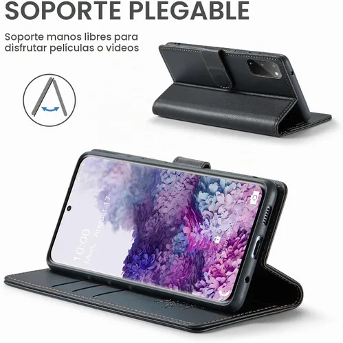 Vista 4 de FLIPALM - Funda tipo cartera para Samsung Galaxy S20 de 6.2", color negro
