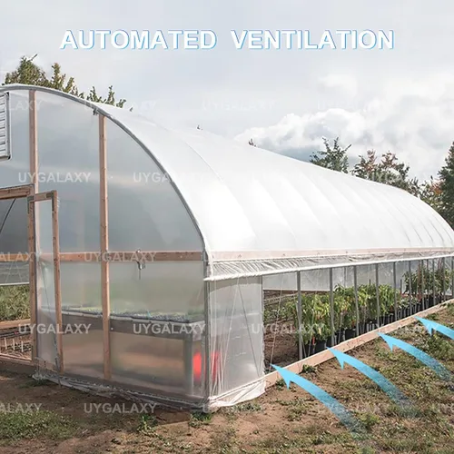 Vista 8 de UYGALAXY Controlador inteligente de termostato de motor enrollable de invernadero para ventilación eléctrica con controlador automático