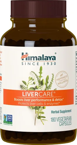 Vista 7 de Himalaya LiverCare, Suplemento de apoyo hepático a base de hierbas que promueve la eliminación de residuos, limpieza del hígado desintoxicación