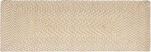 Vista 33 de Super Area Rugs - Alfombra trenzada de algodón de tres colores para granja, estilo búfalo a cuadros, negro, blanco, gris, 2 x 3 pies, rectangular