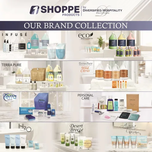 Vista 9 de Spa Collection Juego de galones y dispensadores Kit de amenidades 1-Shoppe Champú, acondicionador, gel de baño Botellas de bomba recargables