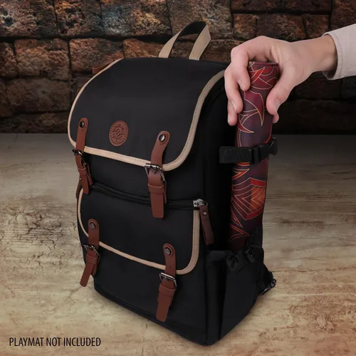 Vista 8 de ENHANCE Edición de Diseñador TCG Mochila - Bolsa de Juego MTG, Organizador de Cartas, Espacio para Atril de TCG, Caja de Almacenamiento de Mazo