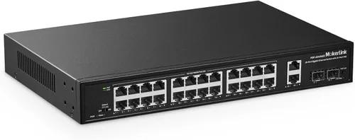 Vista 14 de MokerLink Interruptor PoE Web Gestionado de 8 Puertos 2.5 Gigabit con SFP de 10G, 8 Puertos PoE IEEE802.3af/at, 120W, Interruptor de Red Montable