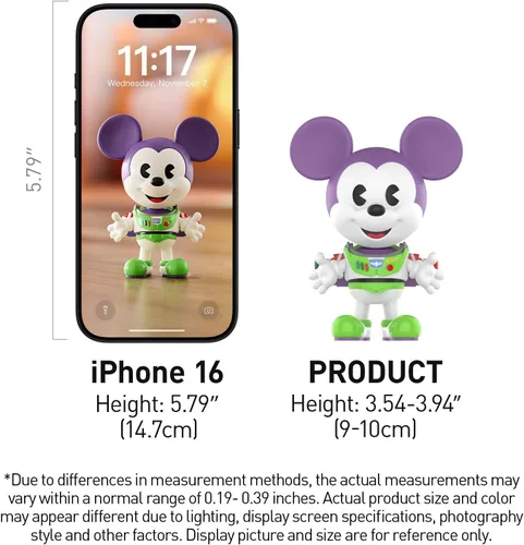Vista 8 de POP MART Disney Mickey Remixed: Mickey Meets Pixar Series Bind Box, juguetes coleccionables para decoración del hogar, regalos de cumpleaños