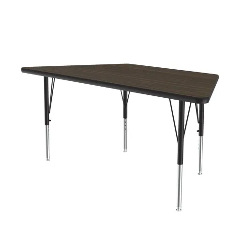 Vista 33 de Correll Mesa de Actividades Rectangular para Aula de 24"x36", Altura Ajustable (19"-29"), Granito Negro Laminado Térmico Fusionado Duradero