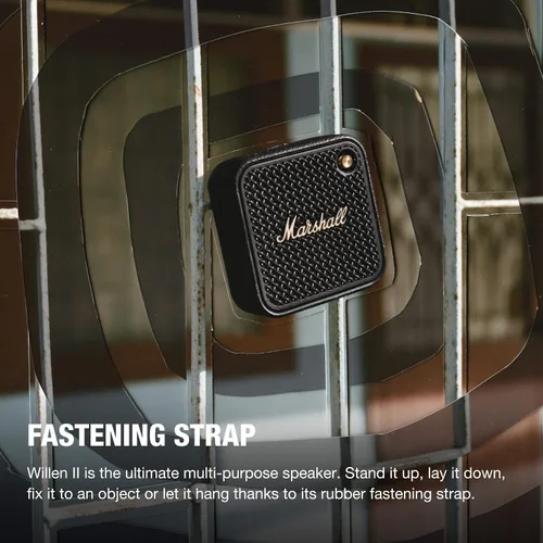Vista 5 de [Usado] Marshall Willen II Altavoz portátil Bluetooth impermeable - Negro y latón