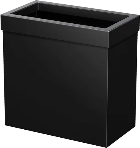 Vista 20 de Gatco Cubo de basura rectangular moderno, latón cepillado, cubo de basura de acero inoxidable con tapa extraíble, a prueba de fugas, capacidad de 3