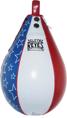 Vista 11 de CLETO REYES Plataforma de cuero de perforación bolsa de velocidad para boxeo, MMA, Muay Thai, equipo de entrenamiento Negro