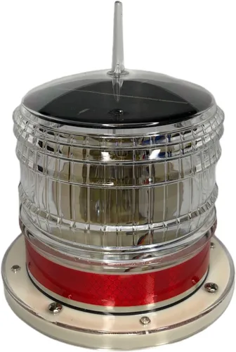 Vista 2 de Britta Products Luz solar de baliza de seguridad para barcaza de embarcaciones de embarcaciones de embarcaciones de embarcaciones de encendido