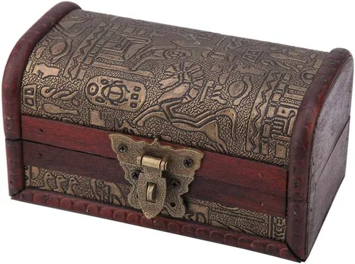 Vista 8 de TOPINCN Organizador de joyas, joyero, caja de joyería de viaje, joyeros y organizadores, joyero de madera con tapa y cerradura de llave