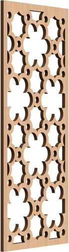 Vista 20 de 9 3/8"W x 24 3/8"H x 1/4"T Southgate Decorativos Paneles De Pared De Madera Calado, Abedul