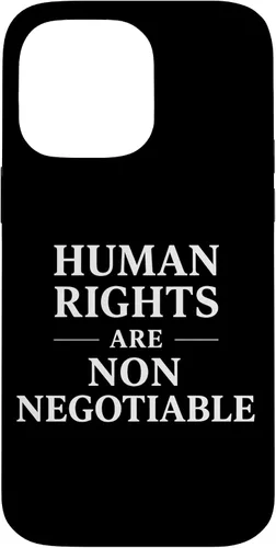 Vista 21 de Human Rights are Non Negotiable Social Justice & Equality Case for iPhone XR