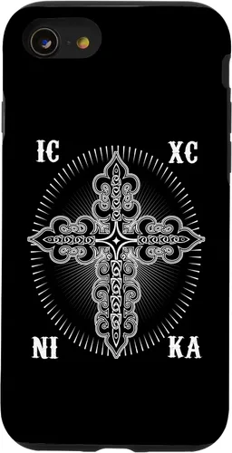 Vista 18 de IC XC Nika Cross Christogram Orthodox Christian Case for iPhone 17