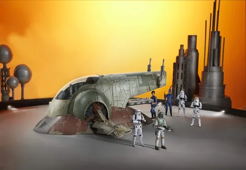 Vista 2 de Star Wars The Vintage Collection The Empire Strikes Back - Vehículo de juguete Esclavo I de Boba Fett, juguetes para niños a partir de 4 años