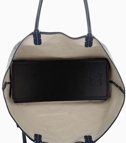 Vista 5 de Vegan Leather Bag Base Shaper in Black Color Compatible for the Designer Bag St. Louis PM