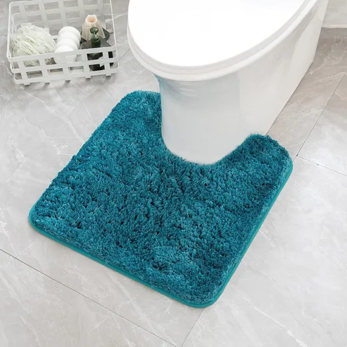 Vista 94 de MIULEE Alfombras de baño negras, suaves y pequeñas, absorbentes, antideslizantes, de secado rápido, esponjosas, para baño, bañera y duchas, lavables