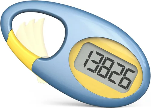 Vista 11 de Contador de pasos 3D simple, podómetro para caminar, rastreador de pasos con cordón para el cuello/mosquetón para hombres, mujeres, adolescentes