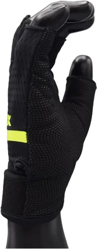 Vista 5 de MRX - Guantes de levantamiento de pesas para mujer, guantes de entrenamiento de fitness, antideslizantes, acolchados, absorción de golpes, agarre