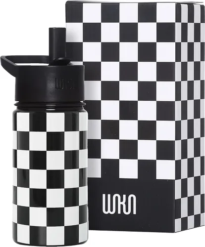 Vista 16 de Wildkin Kids - Botella de agua de acero inoxidable de 14 onzas para niños – Sin BPA, a prueba de fugas, aislada, fácil de limpiar - Ballerina