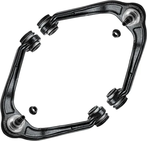 Vista 2 de Detroit Axle – 12 brazos de control superiores e inferiores delanteros con rótulas, barras de unión exteriores e interiores con topes, barras