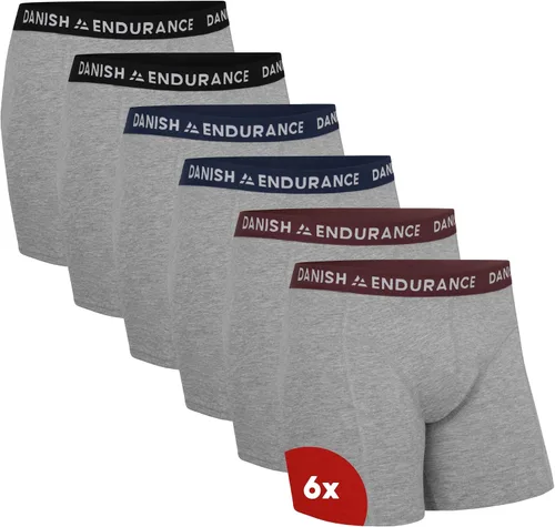 Vista 9 de DANISH ENDURANCE Men's Cotton Boxer Briefs, Soft, Breathable, 6 & 10-Pack negro (Black 10-Pack)