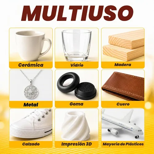 Vista 7 de Superpegamento Grueso CA Transparente de 30 Gramos (1.06 oz), Superpegamento de Cianoacrilato Instantáneo de Servicio Pesado para Plástico Cerámica