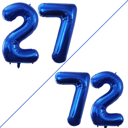 Vista 309 de Goer, conjunto de globos de papel aluminio para decoraciones de cumpleaños, globos de las letras de feliz cumpleaños y de números Oro