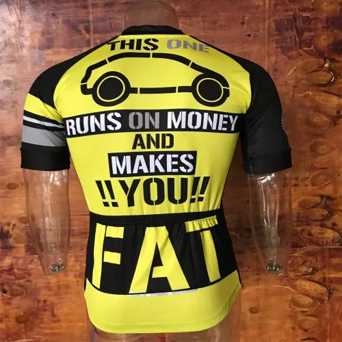 Vista 2 de Camiseta de ciclismo de manga corta para hombre, con bolsillos