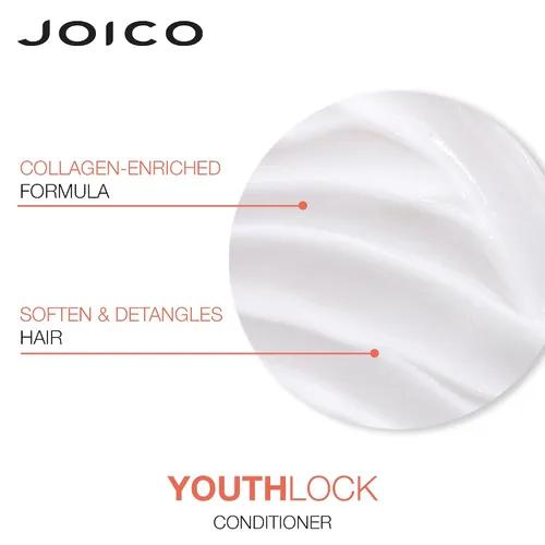 Vista 7 de Juego de champú y acondicionador YouthLock formulado con colágeno Cuerpo juvenil y rebote Reduce la rotura y el encrespamiento Libre