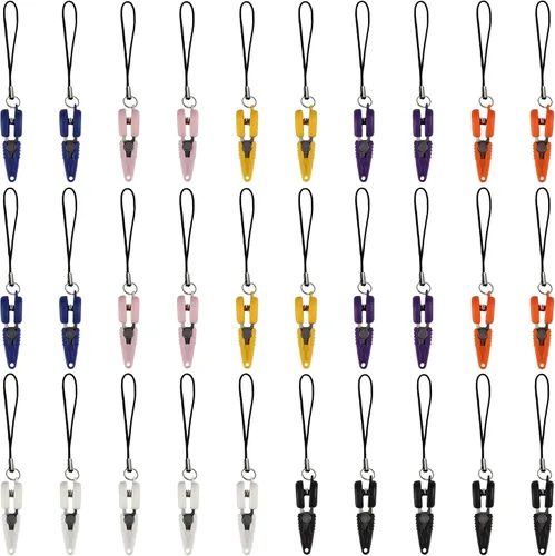 Vista 23 de JubileeYarn Itty Bitty Snippy - Tijeras de llavero portátiles compatibles con la TSA, color blanco, 1 par