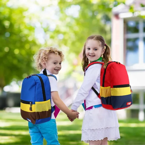 Vista 5 de Amylove Mochila para niños preescolares, 6 unidades, a granel, bolsas de jardín de infantes, Como se muestra en la imagen, Estilo lindo