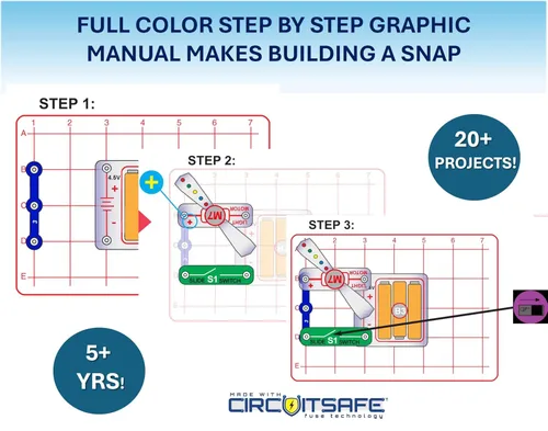 Vista 6 de Set electrónico Discovery de Snap Circuits Beginner