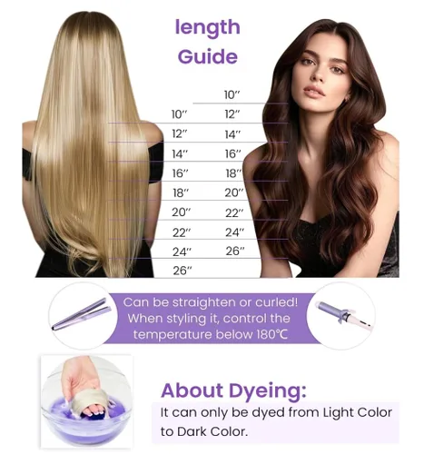 Vista 8 de LaaVoo Microlink - Extensiones de cabello humano, color negro azabache, 14 pulgadas, 1.76 oz
