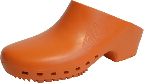Vista 10 de CALZURO Zuecos de Trabajo Clásicos Sin Agujeros - Zuecos de Enfermería Unisex - Zapatos Antideslizantes - Zapatos de Cocina de Goma Autoclavables
