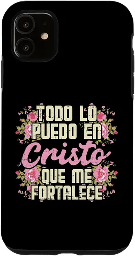 Vista 8 de Todo Lo Puedo En Cristo God Jesus - Funda de regalo cristiana para iPhone 17