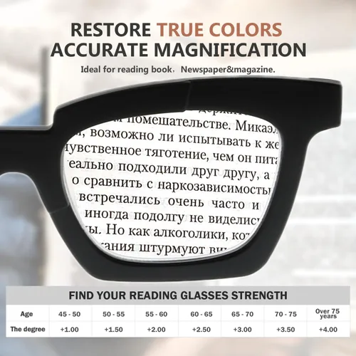 Vista 6 de Eyekepper Gafas De Lectura Mujeres Gafas Con Estilo Lectores - Negro Ladies Magnifying Glass, Women's Stylish Reader Eyeglasses, Lightweight