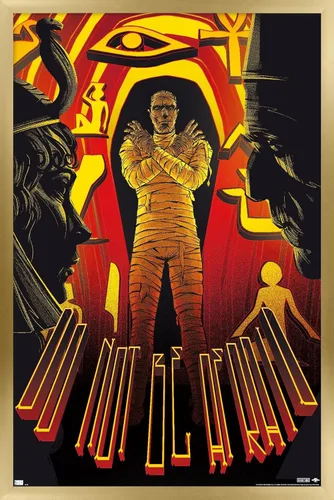 Vista 18 de Trends International Póster de pared de César Moreno con texto en inglés "The Mummy - Do Not Be Afraid by César Moreno, 14.725" x 22.375", versión