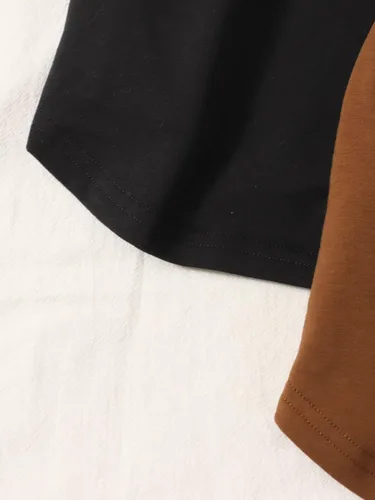 Vista 4 de Verdusa Pantalones cortos de descanso de 3 piezas con cordón y bolsillo para niña