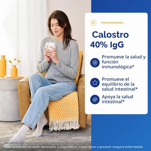 Vista 3 de Pure Encapsulations Calostro 40% IgG Apoyo Inmune Altamente Concentrado 90 Cápsulas