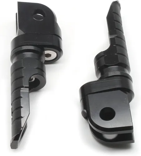Vista 5 de MZS Estriberas de motocicleta compatibles con ZX4R ZX4RR ZX25R EX 400 Z400 2018-2025, estriberas delanteras ajustables para pedal, color negro CNC