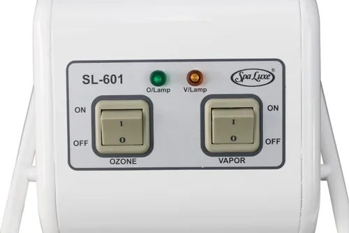 Vista 2 de Combo de vapor facial y lámpara de aumento, 2 en 1, blanco