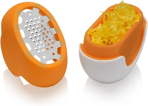 Vista 4 de Microplane Flexi Zesti Rallador de Cítricos Manual (Naranja)