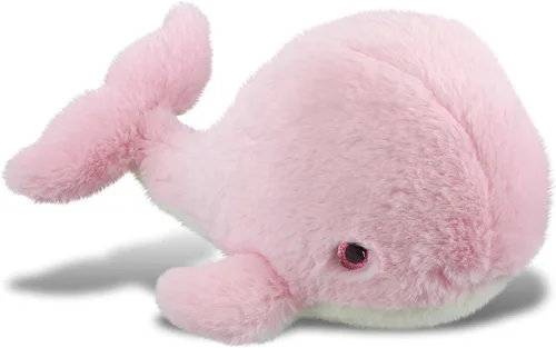 Vista 8 de DolliBu Animal de Peluche Ballena - Ballena Azul Suave y Abrazable, Adorable Juguete de Peluche de Ballena para Tiempo de Juego, Lindos Regalos