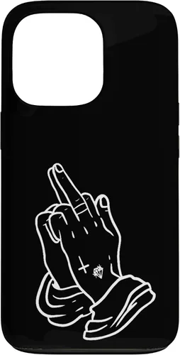 Vista 10 de Praying Hands Show Middle Finger Men's T-Shirt Women Case for iPhone 17