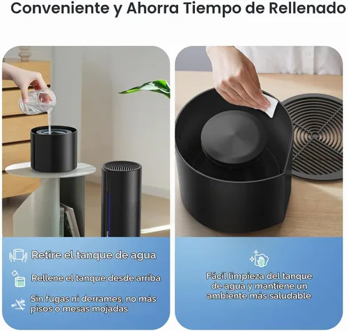 Vista 7 de Afloia Purificador de aire y humidificador combinado, humidificador