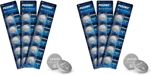 Vista 5 de PGSONIC Batería de litio CR2032 de 3 V (10 unidades), compatible con AirTag, llaveros, sensores inteligentes, básculas, velas y más